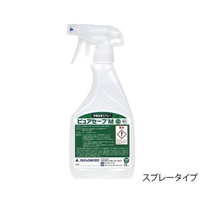 アムテック ピュアセーフ M(予備洗浄スプレー) 500mL スプレータイプ 1セット(4本) 8-8617-01（直送品）