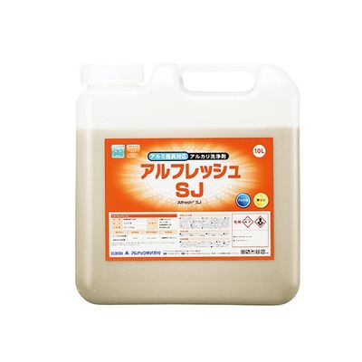 アムテック アルフレッシュ SJ(アルミ器具対応アルカリ洗浄剤) 10L 8-8950-02 1本（直送品）