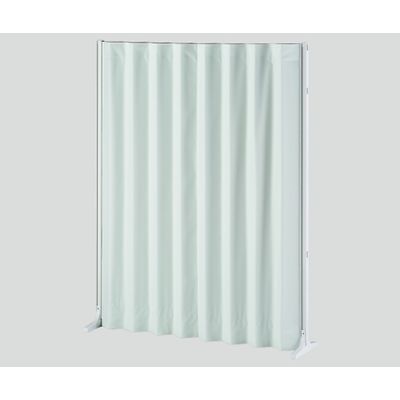 アズワン 抗菌アコーディオンスクリーン 直線 パステルグリーン 1800×1650 8-9922-03 1個（直送品）