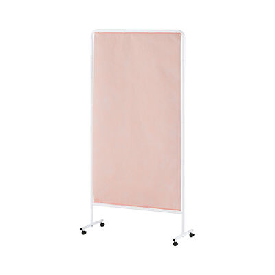 アズワン リラックススクリーンSF(低床対応脚フレーム) 900×400×1840 ピンク SF-1800K 1個 8-9924-03（直送品）