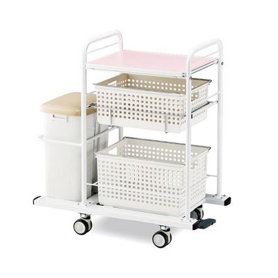 アズワン オムツ交換車(ワンタッチ4輪トータルロック) 840×455×940 SKI-4R 1個 8-9976-01（直送品）