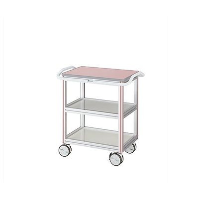 アズワン ヨーロピアンカートII 850×540×915mm ピンク EL-NP 1台 0-3589-22（直送品）
