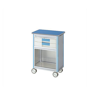 アズワン ヨーロピアンカートII(回診タイプ) 2段ブルー 600×400×855mm ES-A2B 1台 0-5647-21（直送品）