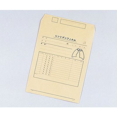 中島紙工 耳付レントゲン袋 265×325+35mm 100枚入 0-5410-04 1袋(100枚)（直送品）