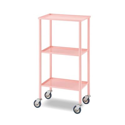 アズワン カラフルミニワゴン ピンク(縁折り曲げ) 435×235×850mm 0-8152-06 1台（直送品）