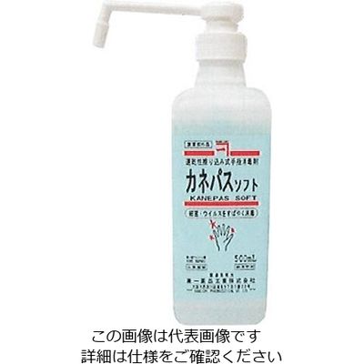 兼一薬品工業 手指消毒剤(カネパスソフト) 8-1927-01 1セット(2本)（直送品）