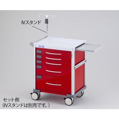 アズワン 救急カート[LUXE] 本体 LX31EMG 1台 8-1341-01（直送品）