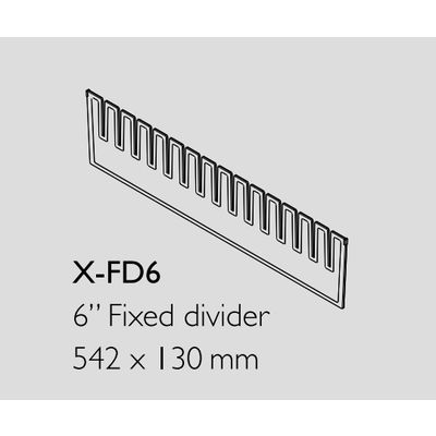 アズワン 救急カート［LUXE］用 仕切板（中段用・横） X-FD6 1セット（3枚） 8-1341-16（直送品）