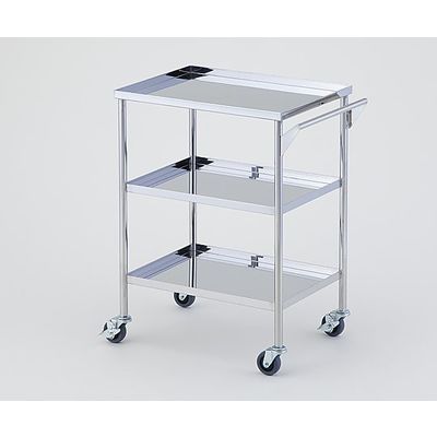 アズワン 回診車(静音) 3段 600×450×800mm KS-3V-M 1台 8-2278-04（直送品）