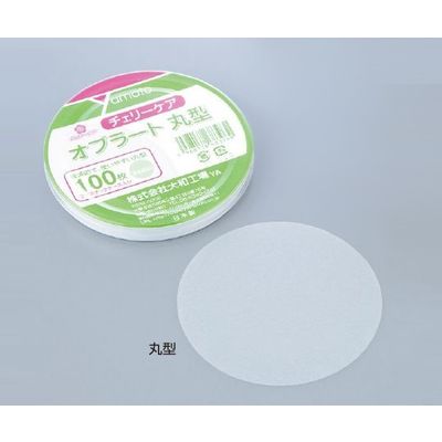 大和工場 チェリーケア オブラート 丸型 100枚入 683960 1セット(1100枚:100枚×11箱) 8-3352-01（直送品）