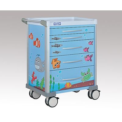 アズワン 小児科用カート(LUXE) ブルー 690×540×930mm LX3405PROS 1台 8-3304-02（直送品）