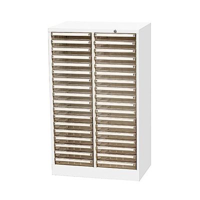 ハピラ トレーキャビネット 浅型18段2列 AP-236HC 1台 8-3450-02（直送品）