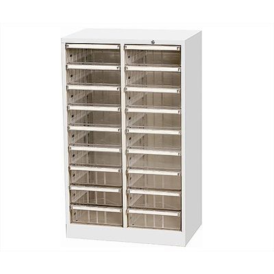 ハピラ トレーキャビネット 深型9段2列 AP-218HC 1台 8-3451-02（直送品）