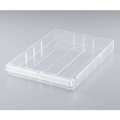 ハピラ セレクトナビユニット用A4樹脂ケース 225×314×38mm クリア 浅型 M6009 1セット(2個) 8-4062-01（直送品）