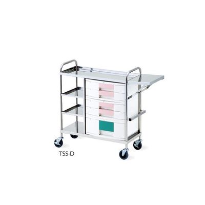 アズワン とっても静かな処置車 849×353×942mm TSS-D 1台 8-3962-04（直送品）