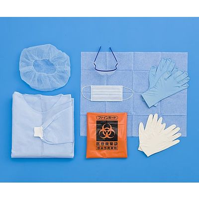 トップ 防護キット(ケモ用) L 19063 1箱(5セット) 8-4561-03（直送品）