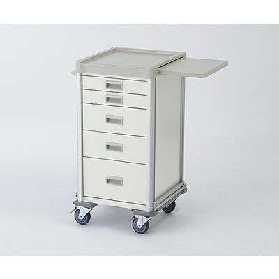 アズワン 麻酔カート(LUXE) 引出し5段(浅2・中2・深1) NC3405 1台 8-4812-01（直送品）