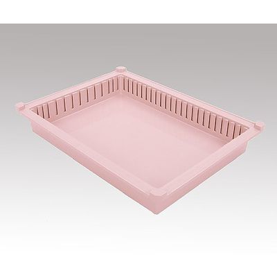 サカセ化学工業 トレー(モジュールシリーズ) 34ー05タイプ(深さ5cm)帯電防止 ピーチ PT34-05 PE 1個 8-4374-01（直送品）