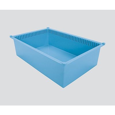 サカセ化学工業 トレー(モジュールシリーズ) 64ー17タイプ(深さ17cm)帯電防止 ブルー PT64-17 BU 1個（直送品）
