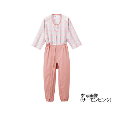 東京エンゼル本社 前開き介護寝巻き (フルオープン型/ロック機能付) サーモンピンク/S 8-4344-01 1枚（直送品）