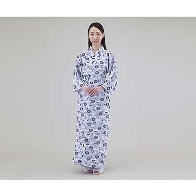 ケアファッション 婦人ガーゼねまき (LL) 01804-03 1セット(2枚) 8-5071-14（直送品）