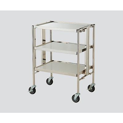 アズワン 折りたたみ回診車 3段車 660×450×850mm HF-2 1台 8-8870-02（直送品）