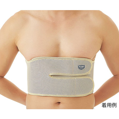 アズワン 男性用胸部サポーター(Dr.MED(R)) 175×229×925 DR-B019S 1セット(2個) 8-9996-01（直送品）