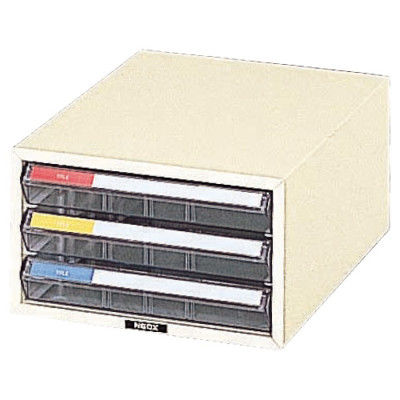 東京クラウン レターケースP型(浅型3段) 05220 1箱(2台入) 24-3048-00（直送品）