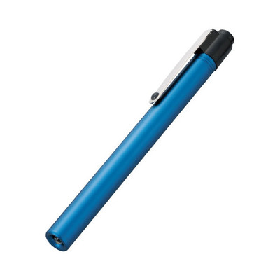 松吉医科器械 ペンライトアルカプッシュライト(暖色 ブルー 23023202 1箱(6本入) 20-3020-00-02（直送品）