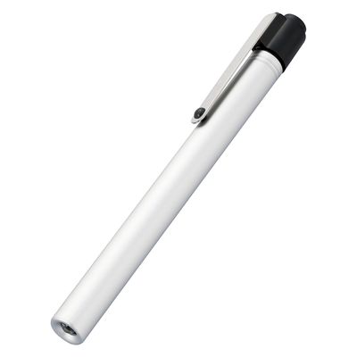 松吉医科器械 ペンライトアルカプッシュライト(暖色 シルバー 23023205 1本 20-3020-00-05（直送品）