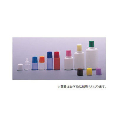 エムアイケミカル点眼容器ノーベル0号（未滅菌）3cc（mL）白/キャップ:オレンジ 4501 600本（100本入×6袋）08-3030-00-10（直送品）