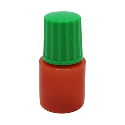 エムアイケミカル点眼容器ノーベル1号（未滅菌）5cc（mL）茶/キャップ:緑 4511 600本（100本入×6袋）08-3030-01-25（直送品）