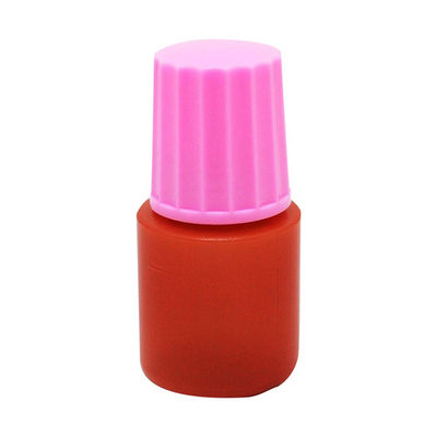 エムアイケミカル点眼容器ノーベル1号（未滅菌）5cc（mL）茶/キャップ:ピンク 4511 600本（100本入×6袋）08-3030-01-30（直送品）