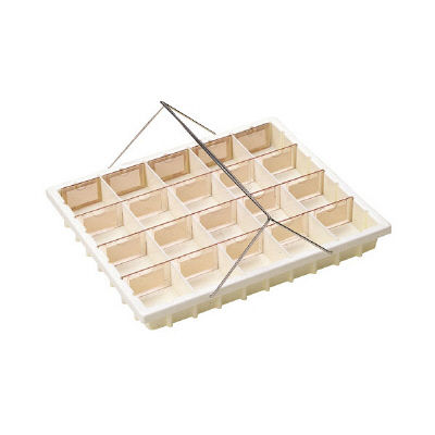 松吉医科器械 散薬トレー(20人用)用紙付 6009-01 1個 23-5624-00（直送品）