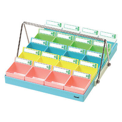 エスティーメディカル 投薬トレー(20人用)ハンガー付 PT-20B5H 1個 19-7640-02（直送品）