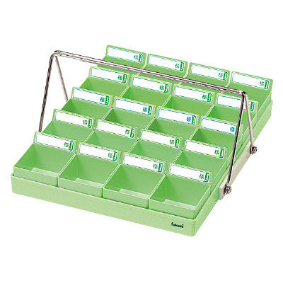 エスティーメディカル 投薬トレー(20人用)ハンガー付 PT-20GH 1個 19-7635-00（直送品）