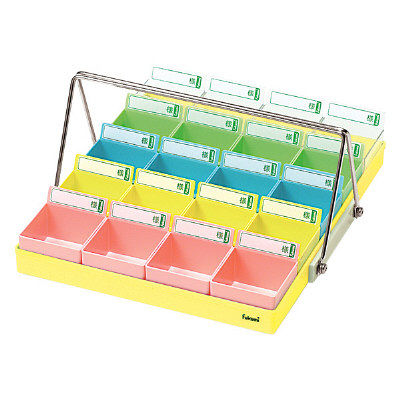 エスティーメディカル 投薬トレー(20人用)ハンガー付 PT-20Y5H 1個 19-7640-03（直送品）