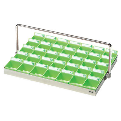 エスティーメディカル 投薬トレー(35人用)ハンガー付 ST-35GH 1個 19-7670-00（直送品）