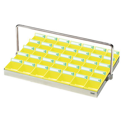 エスティーメディカル 投薬トレー（35人用）ハンガー付 ST-35YH 1個 19-7670-04（直送品）