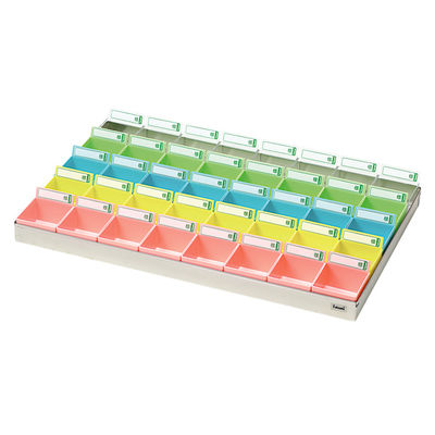 エスティーメディカル 投薬トレー（40人用） ST-405 1個 19-7675-01　マツヨシカタログ（直送品）