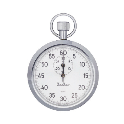 ハンハート ストップウォッチ(並型30分記録計付 112-5T 1個 02-3720-01（直送品）