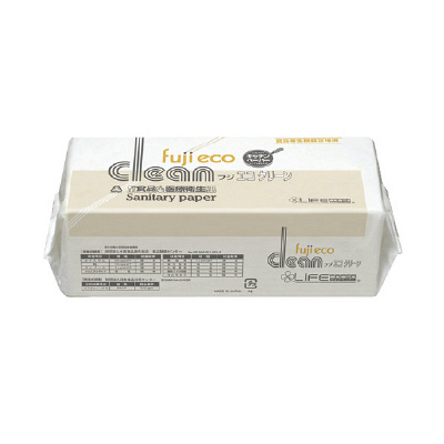 大富士製紙 フジエコクリーン 8162 1セット(16000枚:200枚入×80袋) 24-4544-00（直送品）