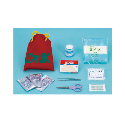 国分ビジネスサポート 救急セットDr.K(巾着型) 9100 1箱(4個入) 10-5075-01（直送品）