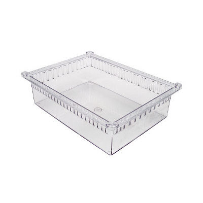 サカセ化学工業 プラスチックトレー 透明 PT34-10 1箱(2枚入) 01-2547-10-03（直送品）