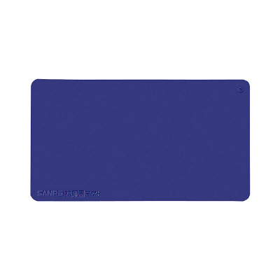 サンポー　捺印用マット　紺　M-18　コン　1枚　（直送品）