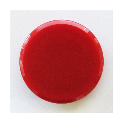 ミツヤ　カラーマグネット　赤　50mm　MR-50-RD　1パック（10個入）　（直送品）