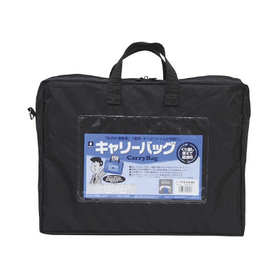 キャリーバッグ　A4　マチ付　黒　CB-440-BK　ミワックス　1個　（直送品）