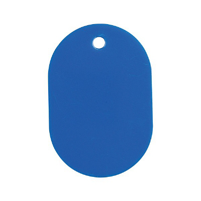 番号札　小　無地　青　BN-Sアオ　西敬　1箱（100枚入）　（直送品）