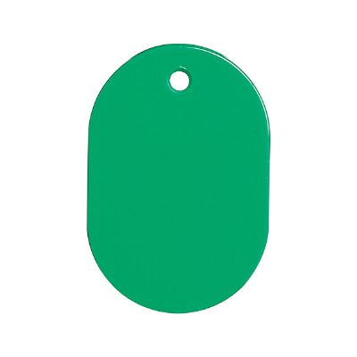 番号札　大　無地　緑　BN-Lミドリ　西敬　1箱（50枚入）　（直送品）