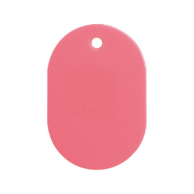 番号札　大　無地　桃　BN-Lピンク　西敬　1箱（50枚入）　（直送品）